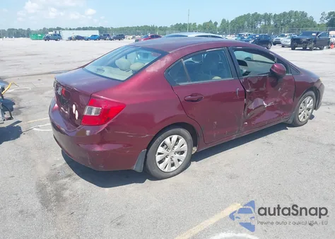 2012 Honda Civic Lx из США, поврежденный, VIN 2HGFB2F56CH588930